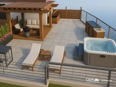Luxus-Penthouse in 5★ Resort mit Dachterrassen-Whirlpool und Sonnenaufgangsblick